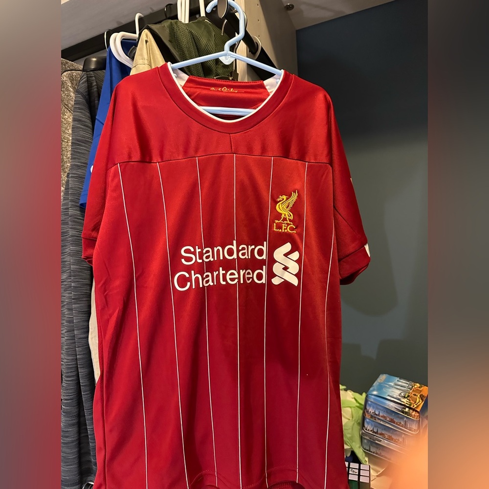 Boys replica Liverpool Salah Jersey